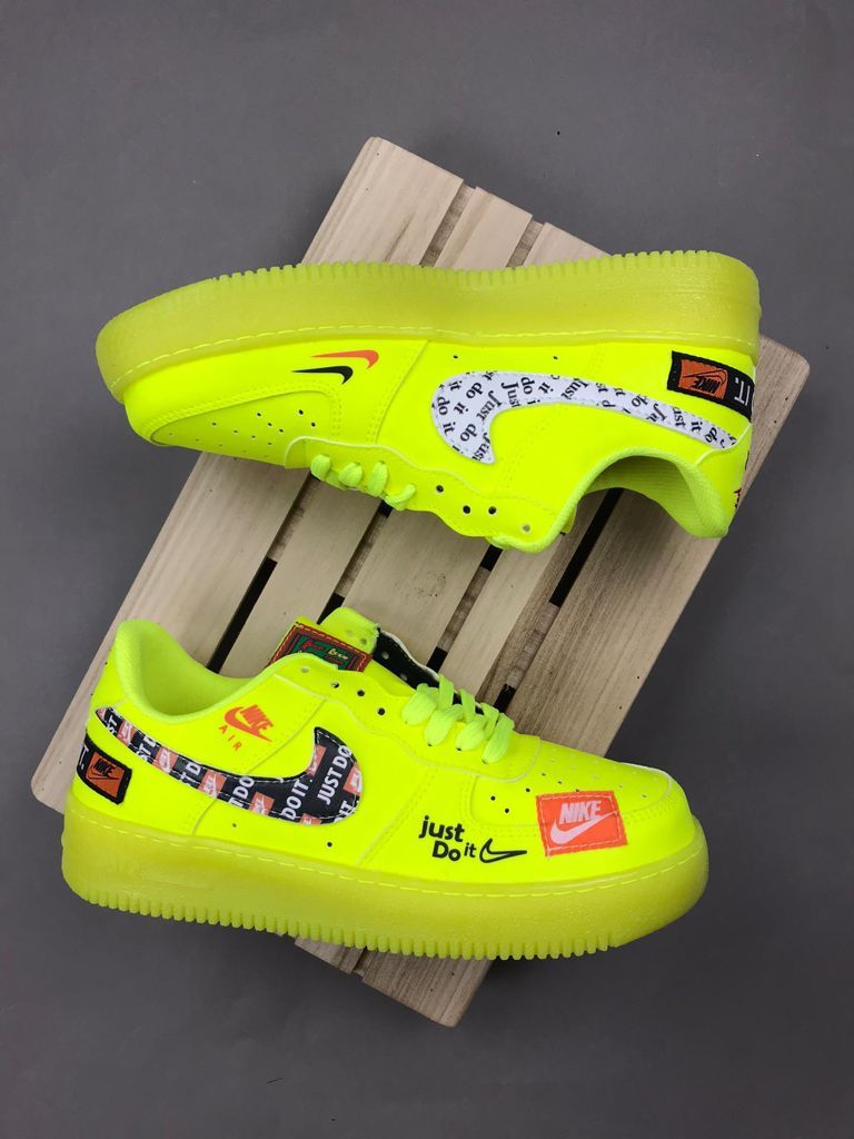 Air Force 1 Just Do It Fluor